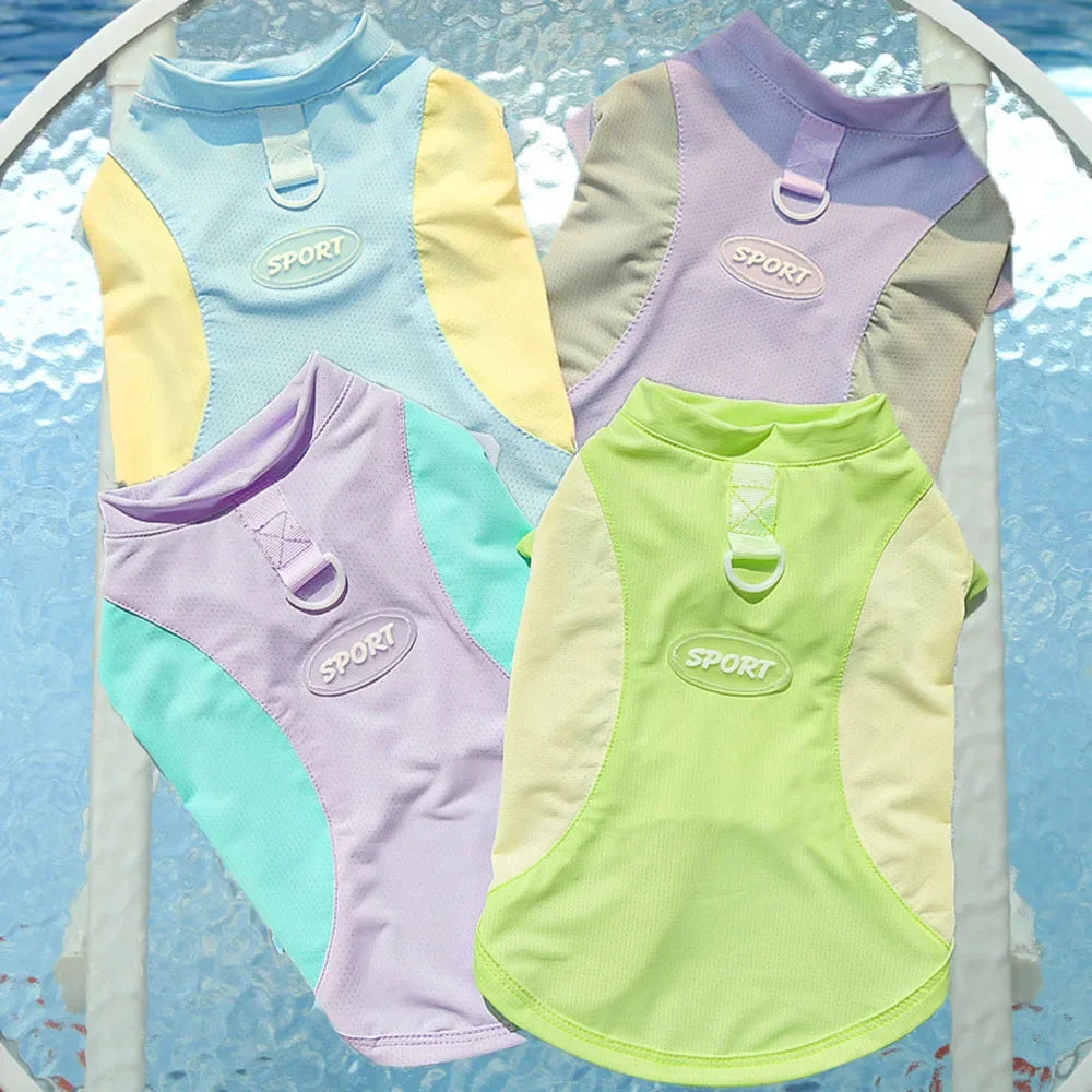 Kawaii Summer Cool Dog Vest - Breathable & Stylish Sun Protection