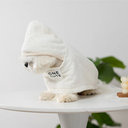 Mystery Paw Super Absorbent Bathrobe for Cats and Dogs