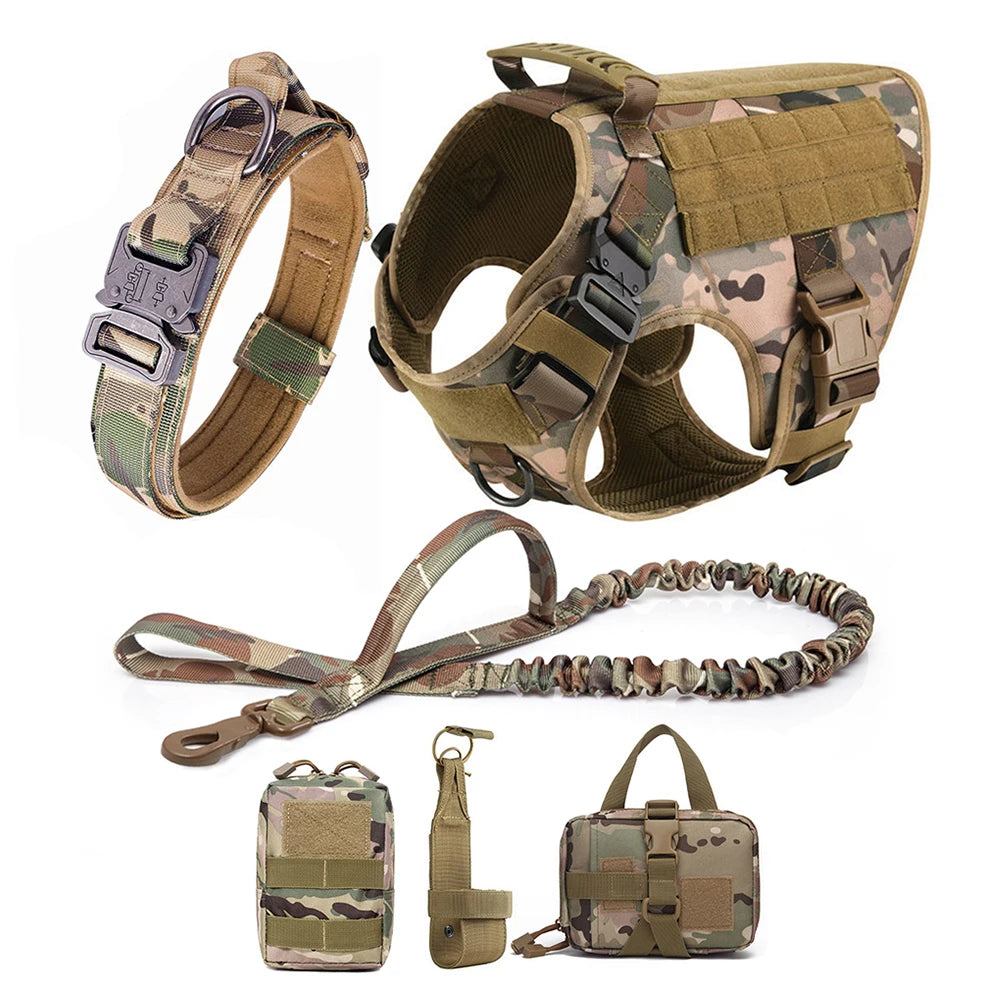 PETRAVEL Adjustable Military Grade Vest Dog Harness