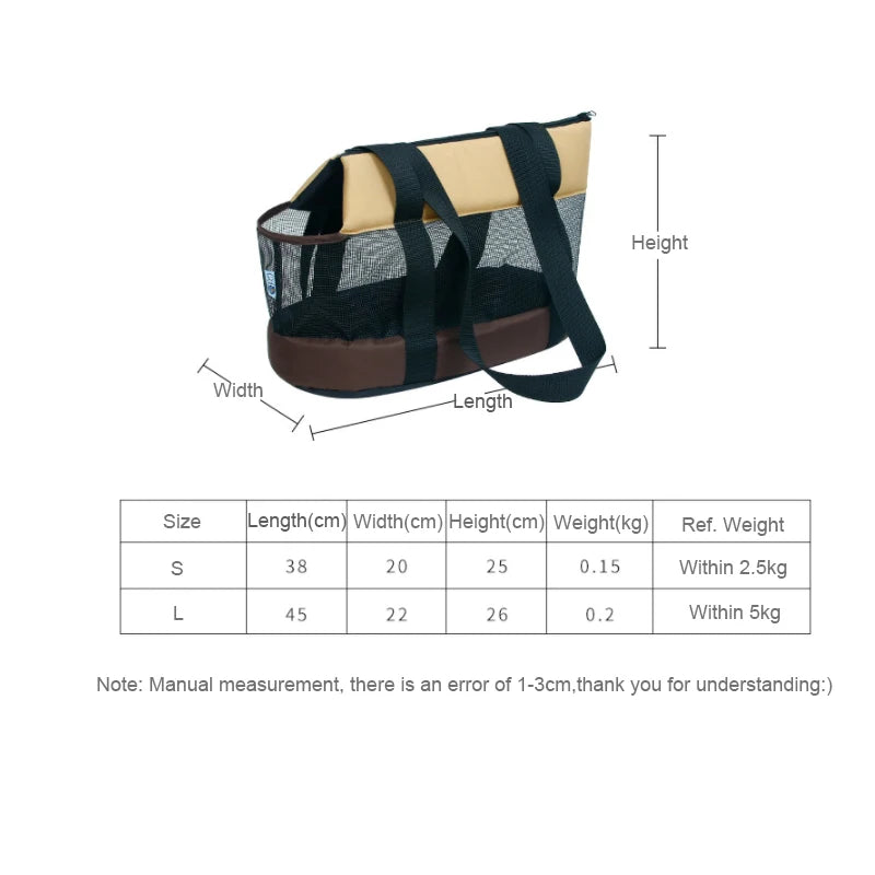 Breathable Summer Carriers: Perfect for Small Dogs and Cats!
