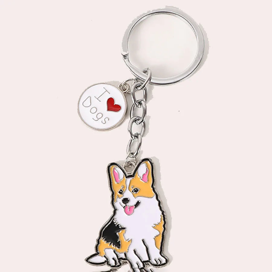 Charming Dachshund & Bulldog Dog Keychains - Perfect Pet Lover Gifts