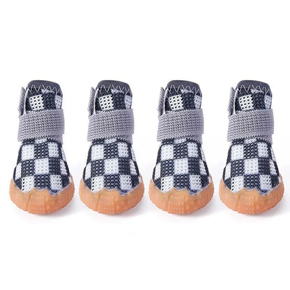Paw-some Summer Dog Shoes: Breathable Anti-Slip Booties