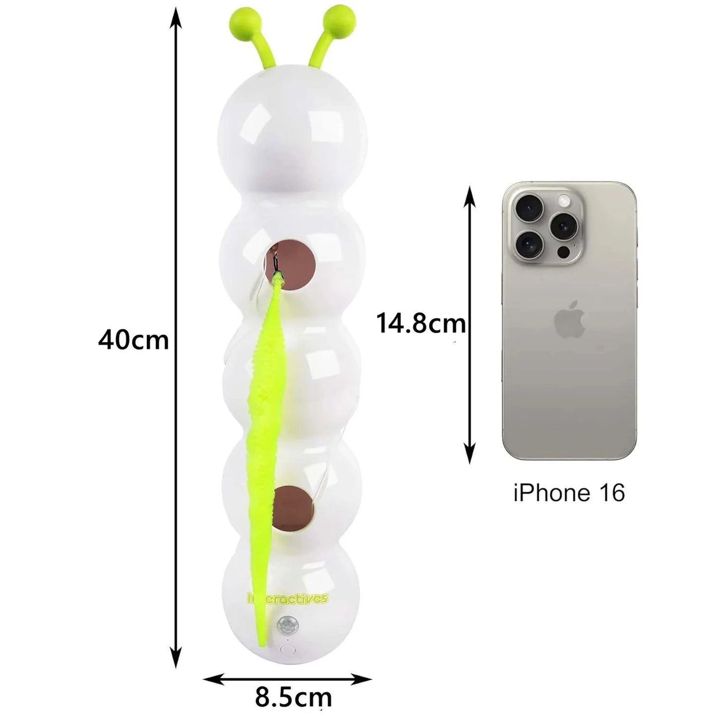 Interactive Cat Stick Pro with Replaceable Tail