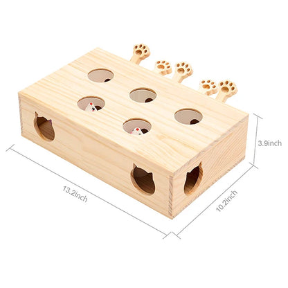 Mystery Paw's Whack-a-Mole Interactive Cat Toy
