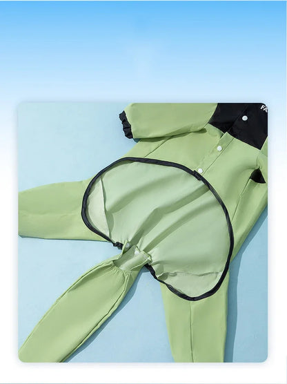 Mystery Paw Dog & Cat Hooded Rain Poncho