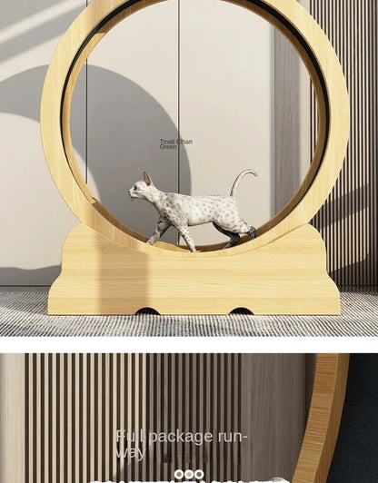 Eco-Friendly Cat Running Wheel - The Ultimate Exercise Equipment for Happy Cats