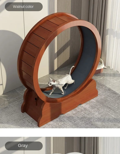 Eco-Friendly Cat Running Wheel - The Ultimate Exercise Equipment for Happy Cats