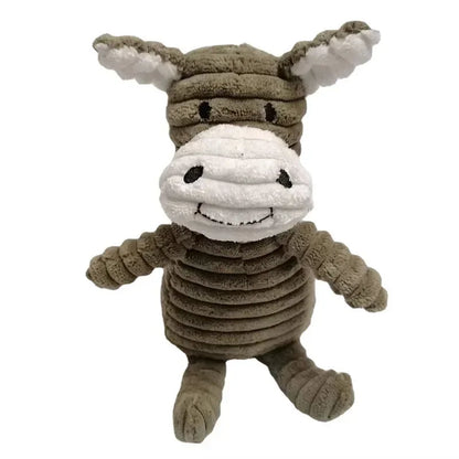 Mystery Paw Animal Squeaky Plush Toys for Dogs - Interactive & Durable Fun