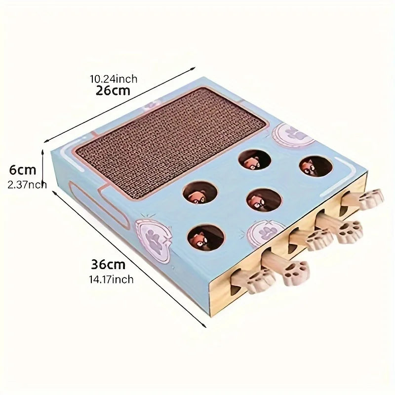 Interactive Cat Toy & Scratching Board for Curious Kittens