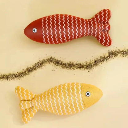 Mystery Paw Catnip Kicker Fish Toy – Interactive Chew Toy for Happy, Healthy Cats
