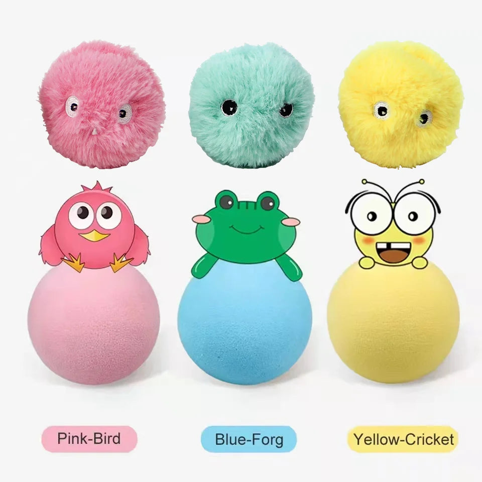 Mystery Paw Interactive Catnip Ball Toy – Engaging Indoor Fun for Cats