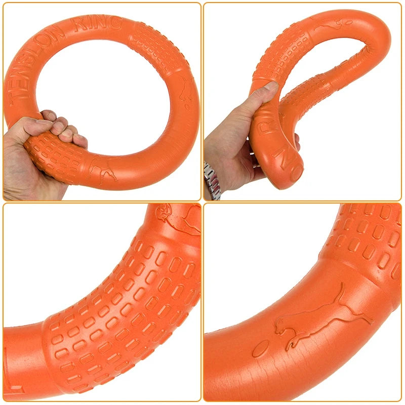 Mystery Paw Indestructible Dog Flying Disc - Ultimate Fetch Fun!