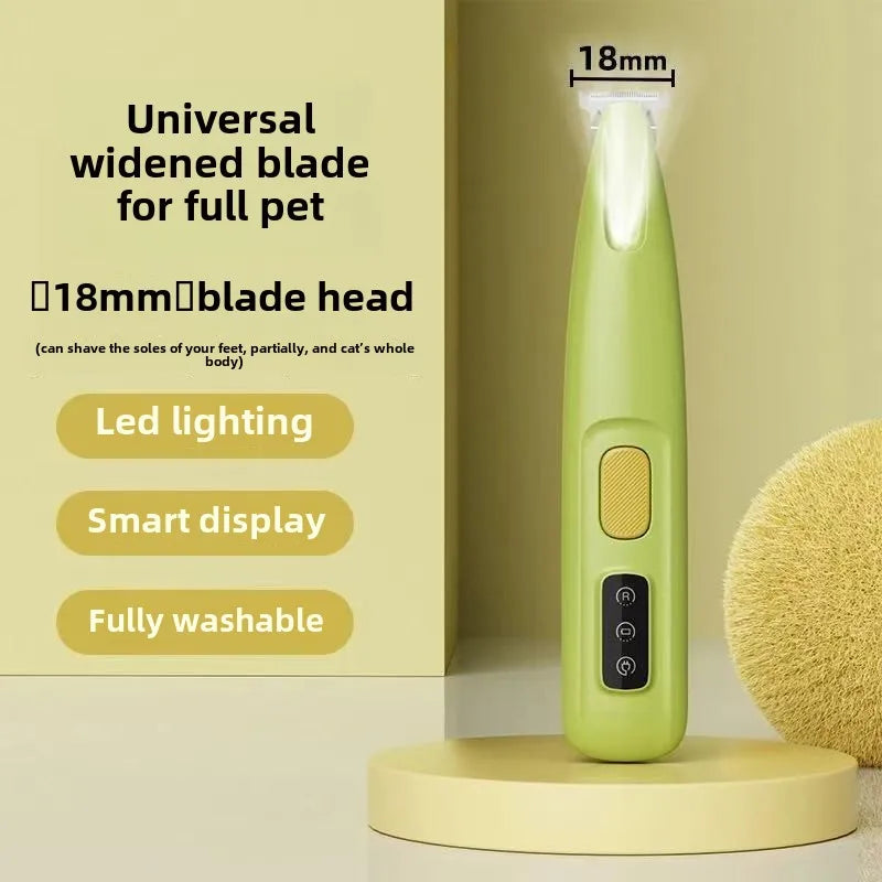Mystery Paw LED Dog Paw Trimmer - Waterproof & Rechargeable Grooming Clippers