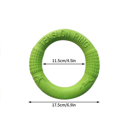 Mystery Paw Indestructible Dog Flying Disc - Ultimate Fetch Fun!