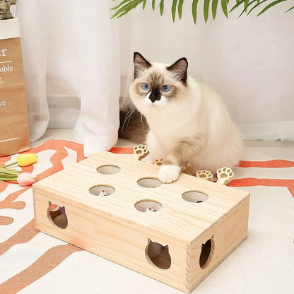 Mystery Paw's Whack-a-Mole Interactive Cat Toy