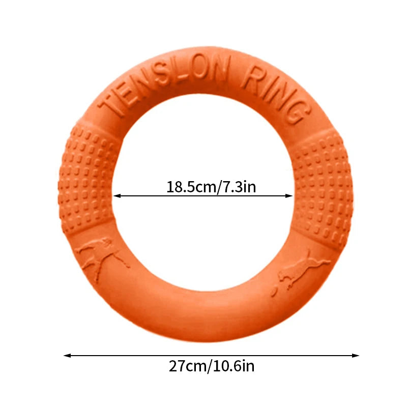 Mystery Paw Indestructible Dog Flying Disc - Ultimate Fetch Fun!