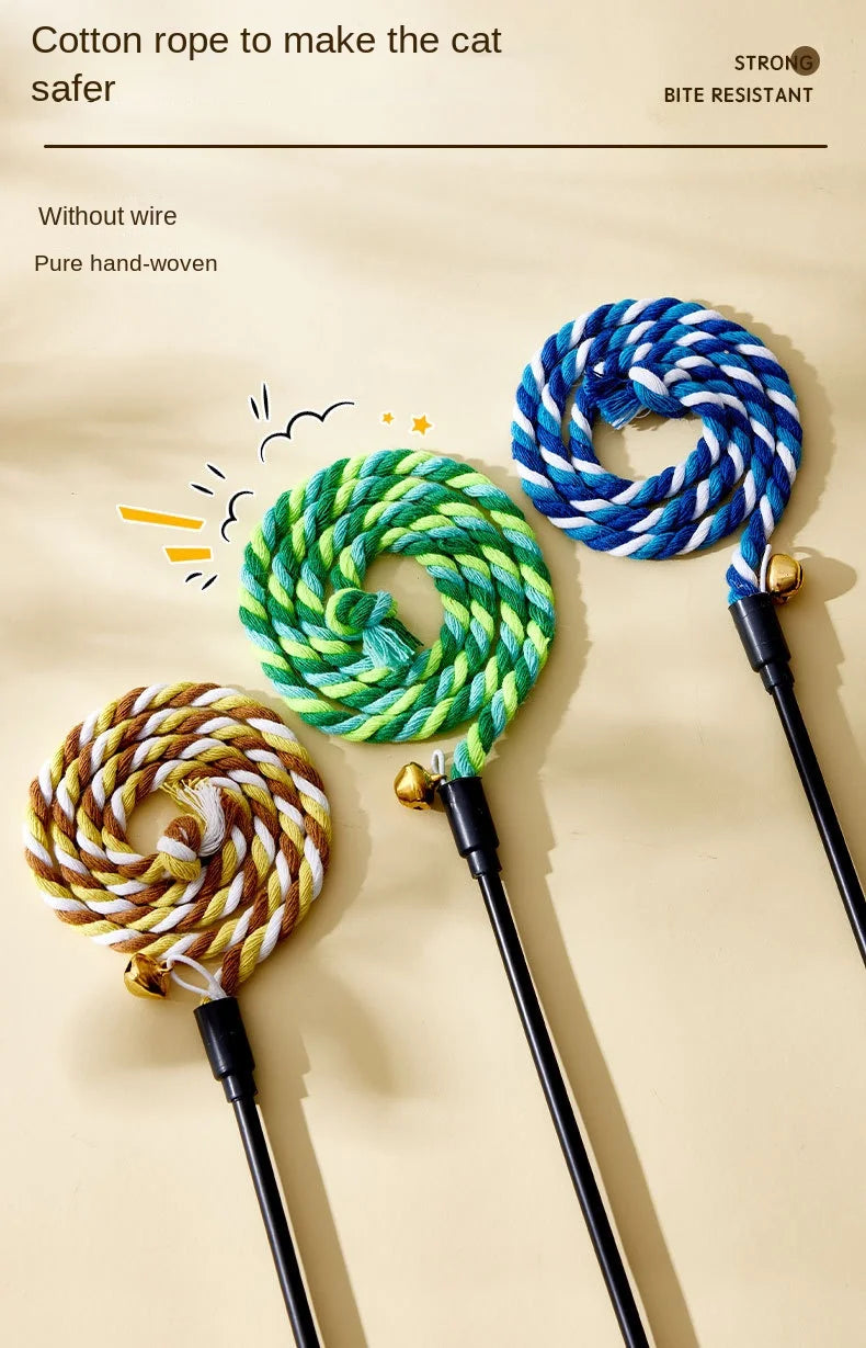 Mystery Paw Feather Frenzy Interactive Cat Teaser Wand