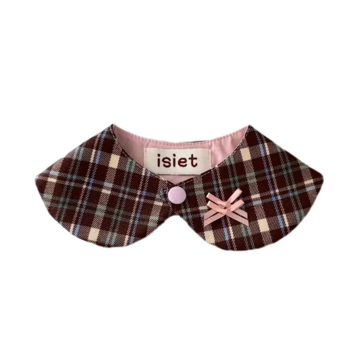 Retro Plaid Shawl Bib for Small Dogs & Cats