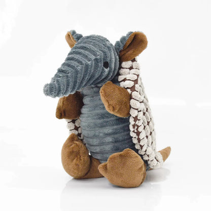 Mystery Paw Pangolin Squeaky Plush Toy for Dogs & Cats