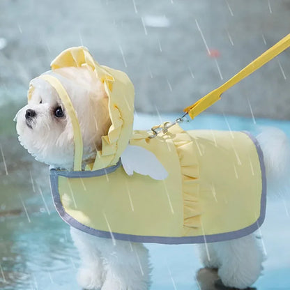 Angel Raincoat for Small Dogs - Waterproof & Stylish