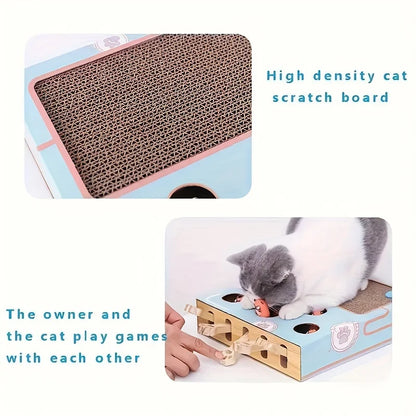 Interactive Cat Toy & Scratching Board for Curious Kittens