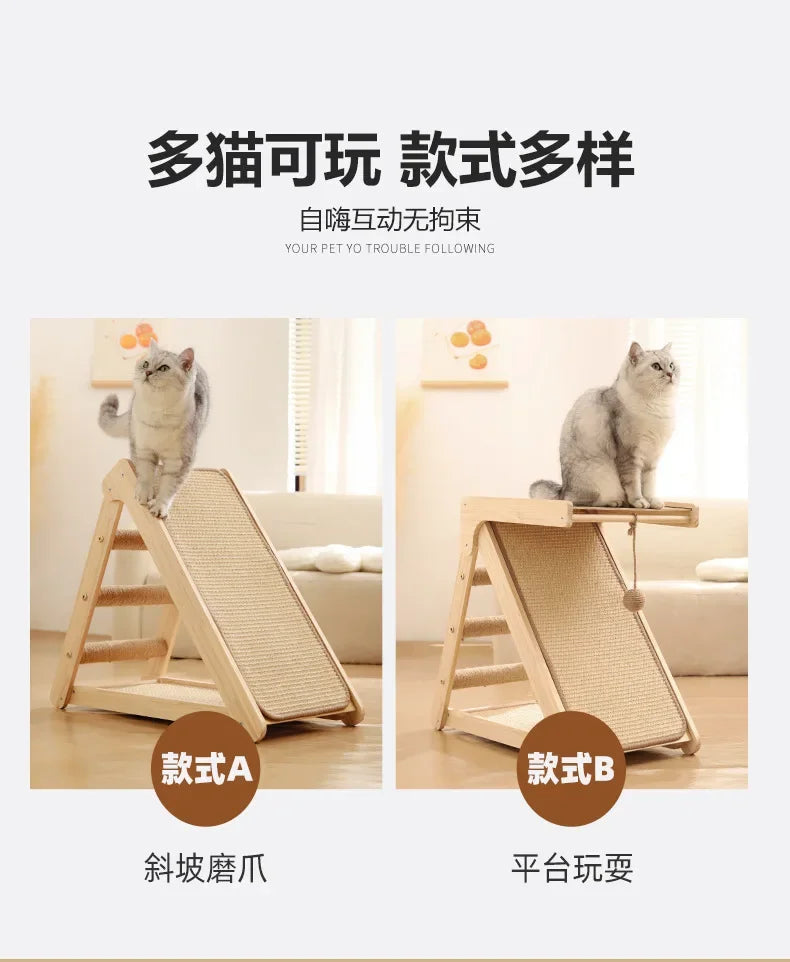 Mystery Paw Deluxe Cat Climbing Tree with Scratcher
