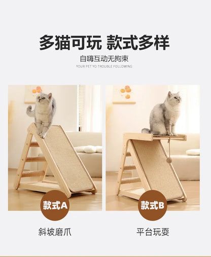 Mystery Paw Deluxe Cat Climbing Tree with Scratcher