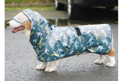 Mystery Paw Waterproof Dog Raincoat - Perfect for Any Adventure!