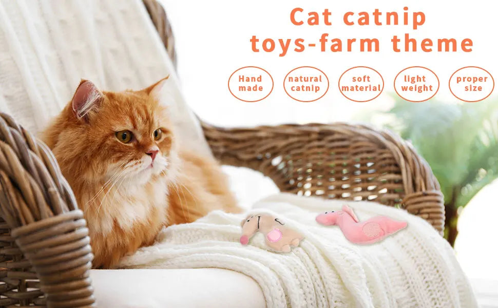 Mystery Paw 6-Pack Catnip Chew Toys for Happy Kittens