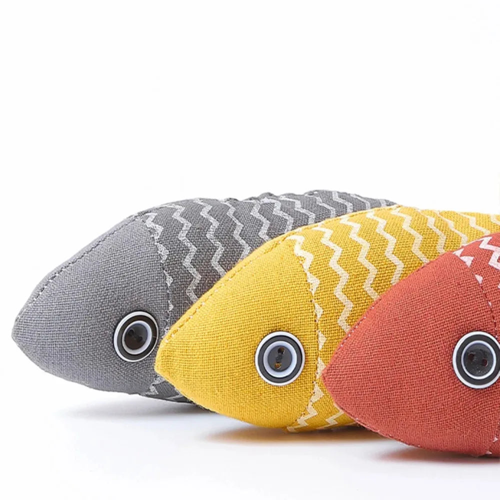Mystery Paw Catnip Kicker Fish Toy – Interactive Chew Toy for Happy, Healthy Cats