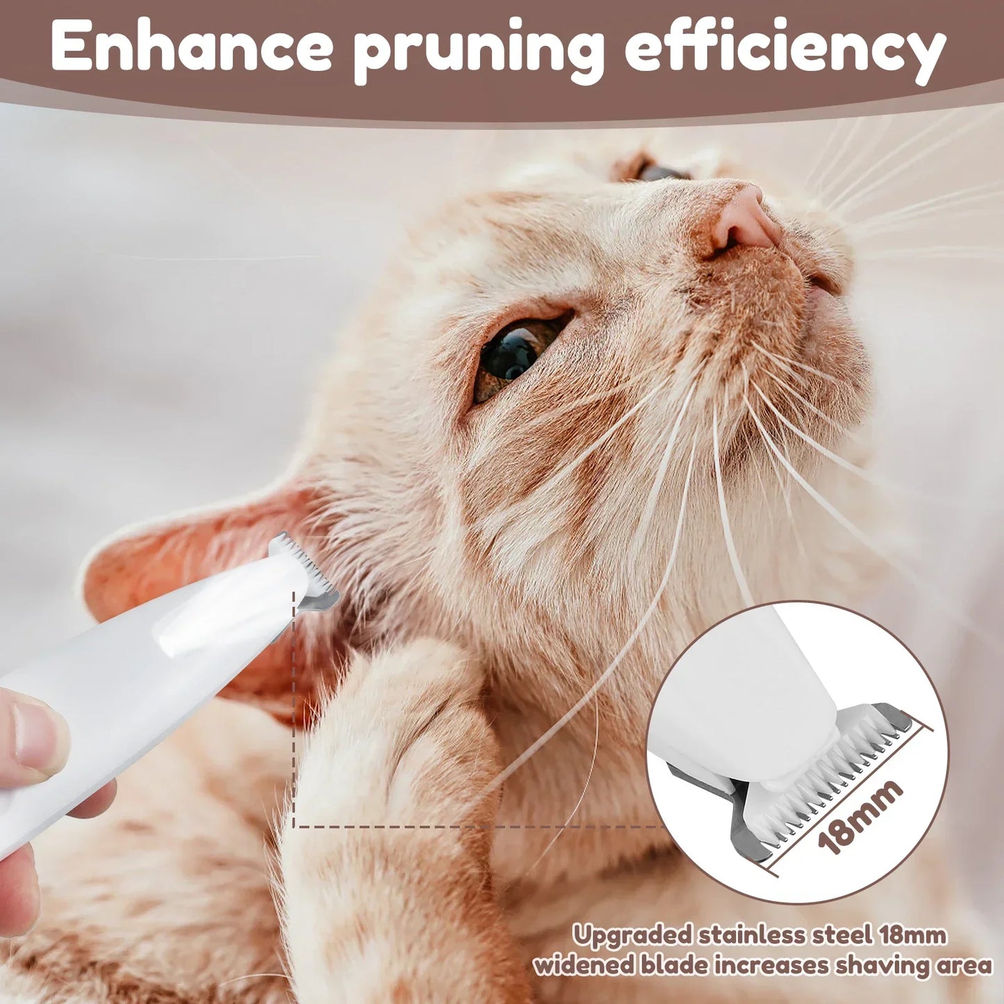 Mystery Paw LED Dog Paw Trimmer - Waterproof & Rechargeable Grooming Clippers