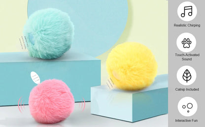 Mystery Paw Interactive Catnip Ball Toy – Engaging Indoor Fun for Cats