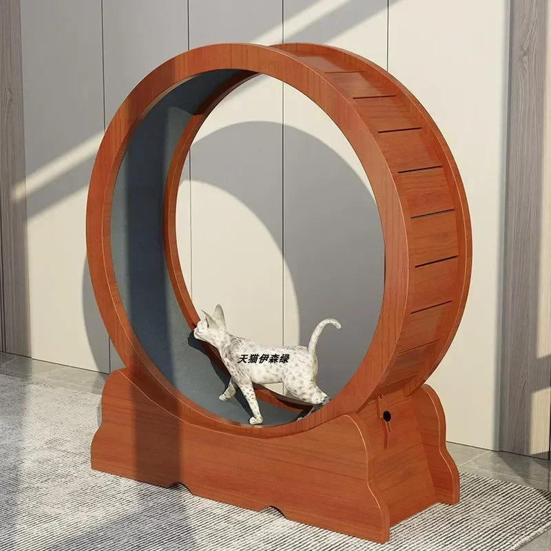 Eco-Friendly Cat Running Wheel - The Ultimate Exercise Equipment for Happy Cats