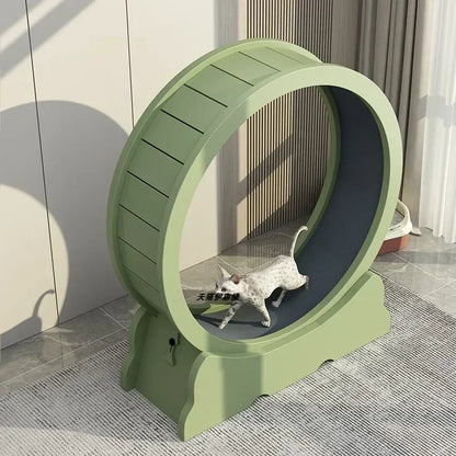 Eco-Friendly Cat Running Wheel - The Ultimate Exercise Equipment for Happy Cats