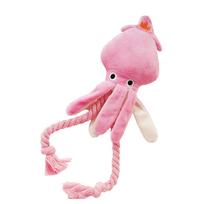 Mystery Paw Octopus Plush Squeaky Toy – Ultimate Interactive Chew & Tug Toy for Dogs & Cats