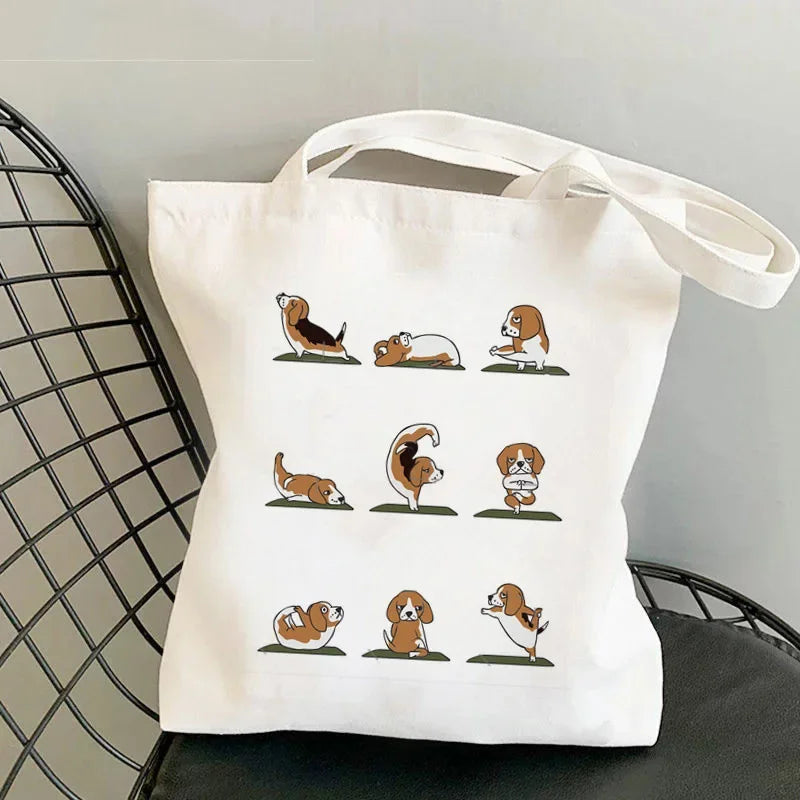 Dachshund Delight Eco-Friendly Canvas Tote Bag for Pet Lovers