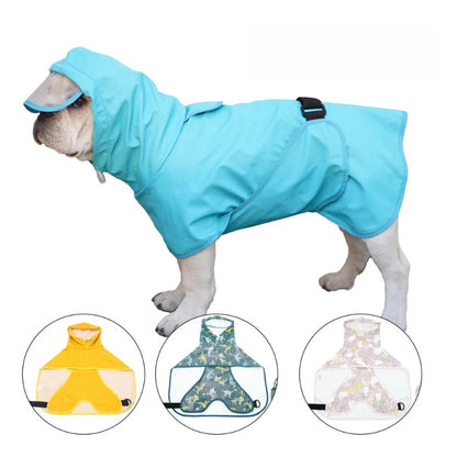 Mystery Paw Waterproof Dog Raincoat - Perfect for Any Adventure!