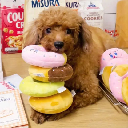 Mystery Paw Bread Bite Plush Dog Puzzle Toy