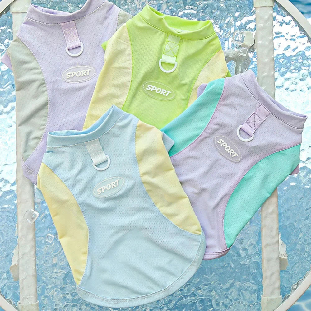 Kawaii Summer Cool Dog Vest - Breathable & Stylish Sun Protection