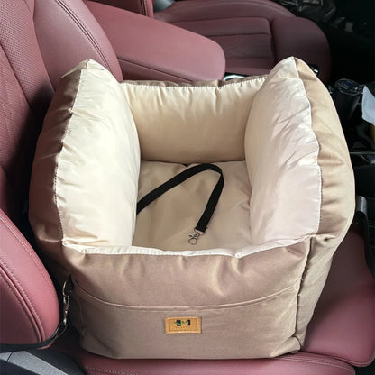 Eco-Friendly Dual-Use Pet Car Seat & Cozy Nest