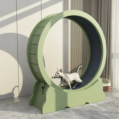 Eco-Friendly Cat Running Wheel - The Ultimate Exercise Equipment for Happy Cats
