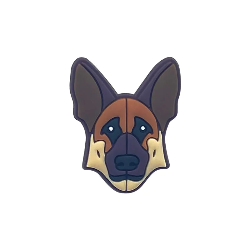Charming Dog Shoe Charms for Labrador, Shepherd, and More!