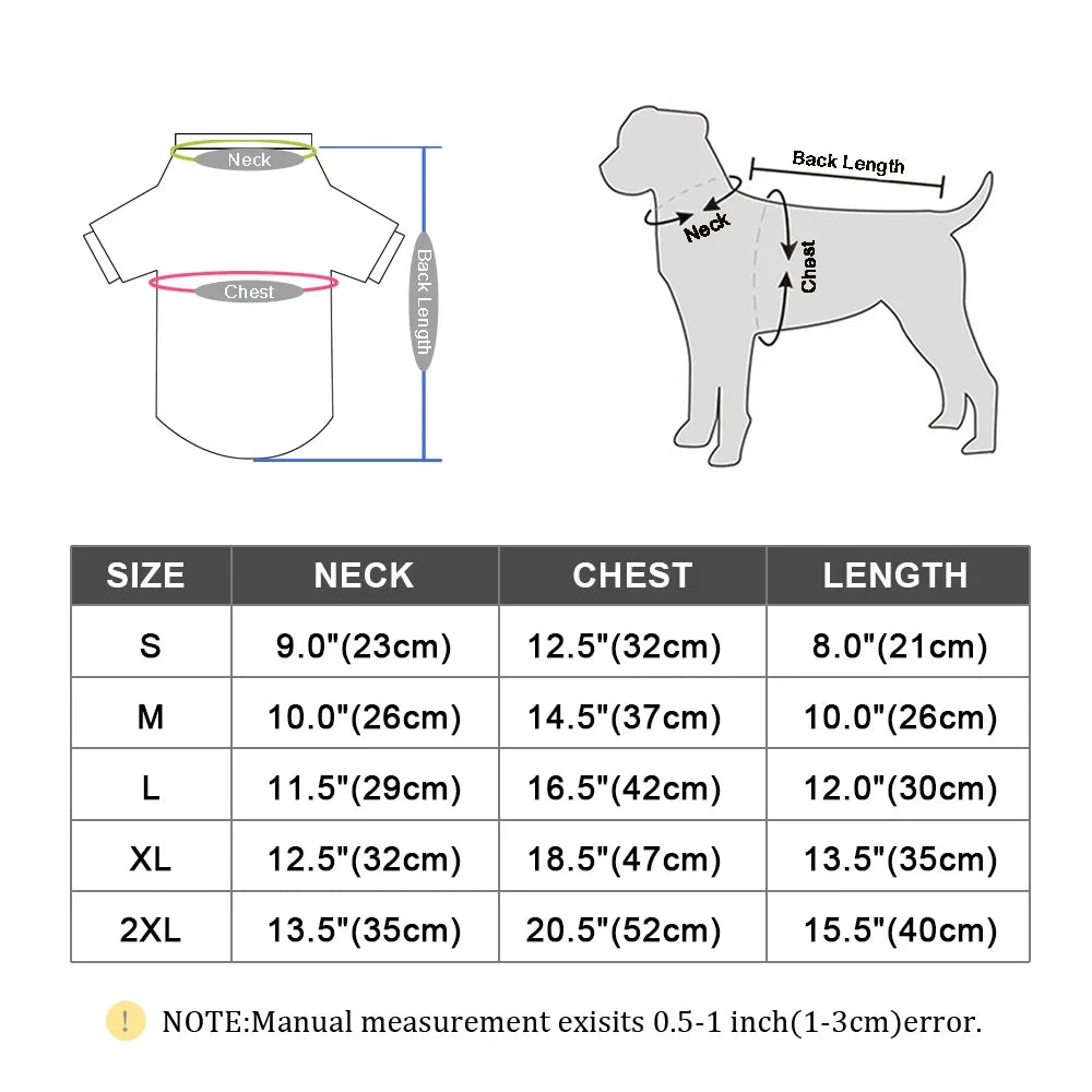 Mystery Paw Spring & Summer Dog Denim Vest with Leash Ring