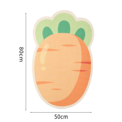 Mystery Paw Vertical Wall Sticker Cat Scratch Board - Cartoon Christmas Tree Carrot Design
