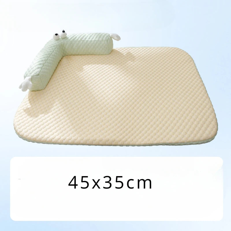 Mystery Paw Orthopedic Plush Dog Bed for Cozy Sleep
