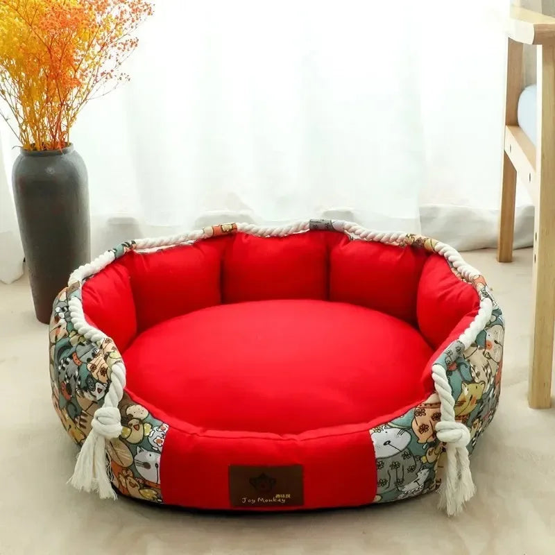Mystery Paw's Cozy Kitten & Puppy Bed - Breathable Comfort