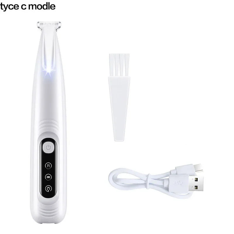 Mystery Paw LED Dog Paw Trimmer - Waterproof & Rechargeable Grooming Clippers