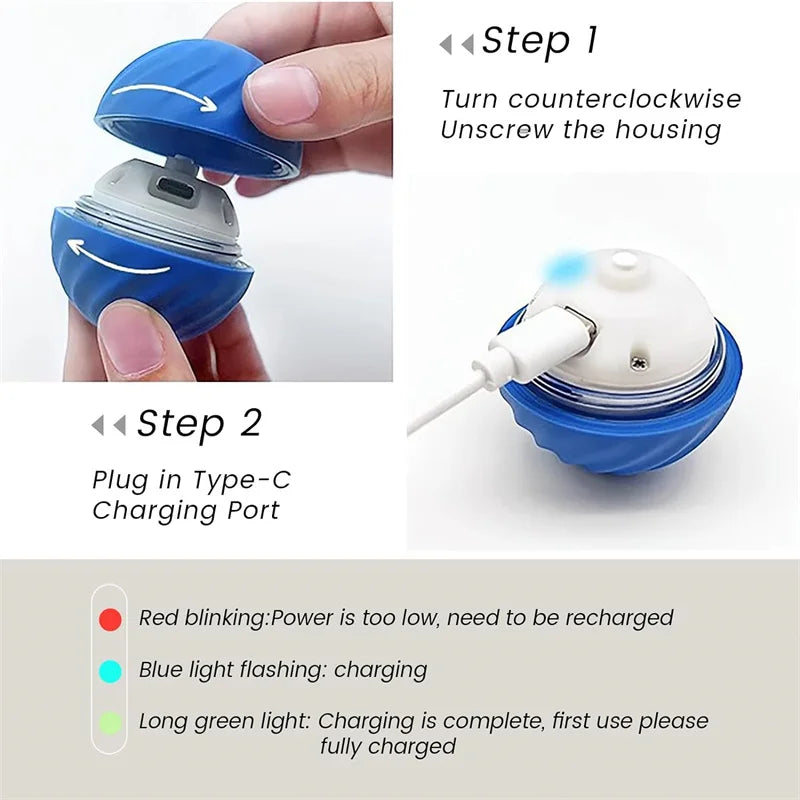 Mystery Paw Smart Interactive Jump Ball Toy