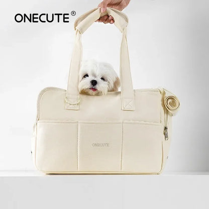 Mystery Paw Breathable Dog Carrier Bag - Travel in Style!