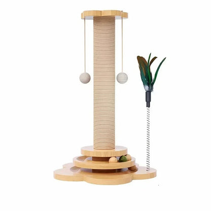 Mystery Paw Cat Scratcher & Play Turntable